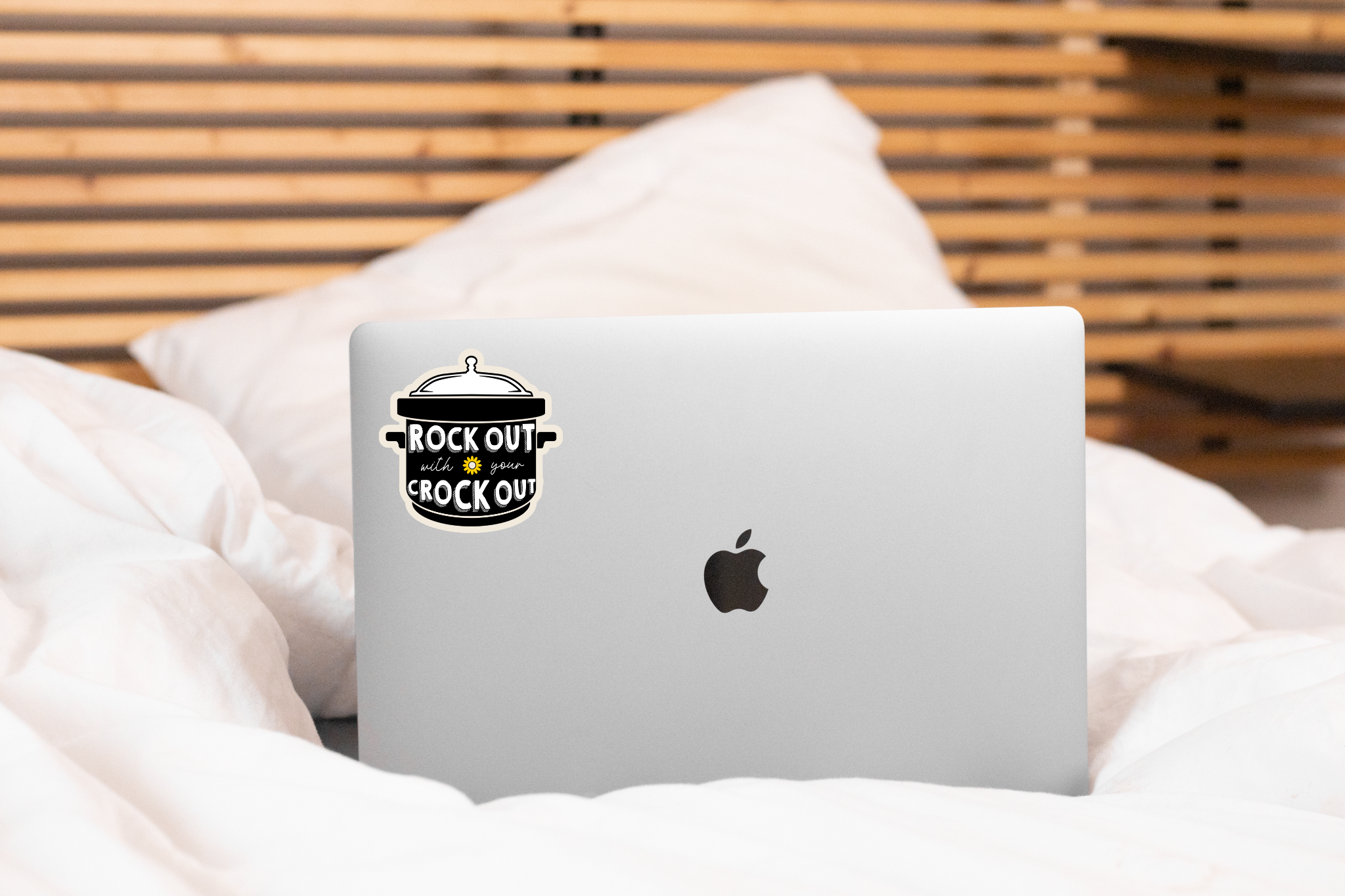 Yarnival - Wholesale Sticker - Rock Out With Your Crock Out Sticker - kitchen, cook, pot2