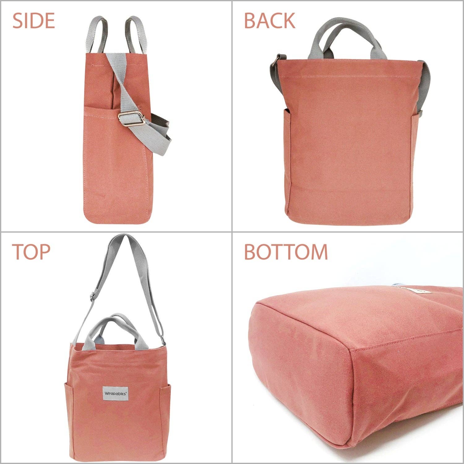 Wrapables.com - Wholesale Tote Bag - Women's - Wrapables Canvas Tote Bag,Casual Cross Body Shoulder Handbag17