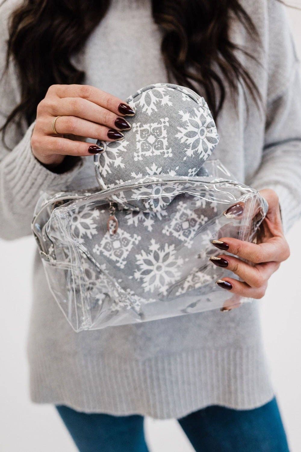 modern and chic - Vente Trousses de maquillage/cosmétique - Ensemble de 3 sacs à cosmétiques Geneva1