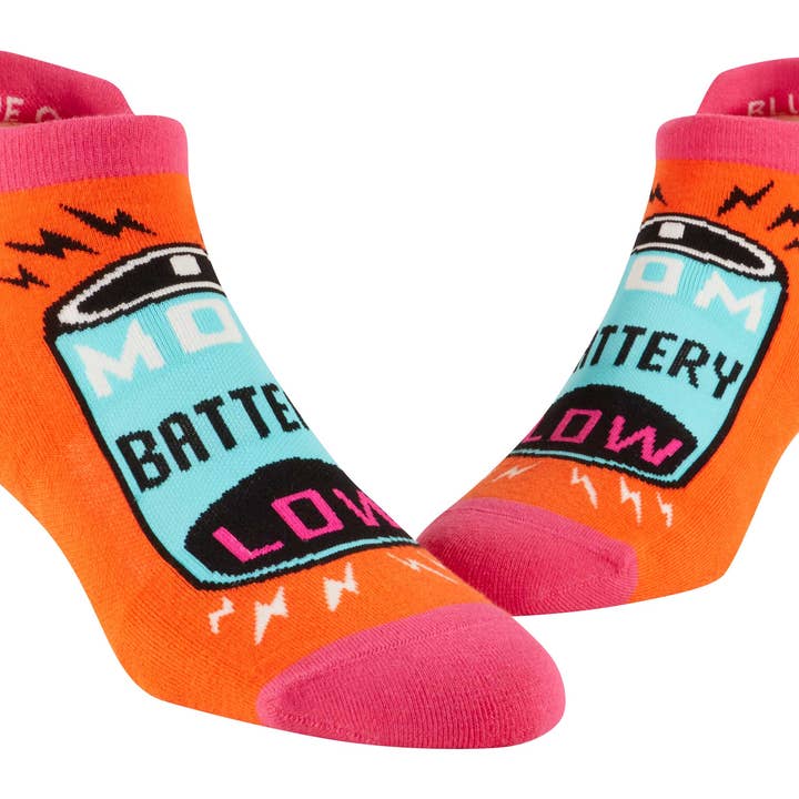 Incognito – wholesale Socks – Unisex – Mom Battery Sneaker Socks S/M - NEW!2