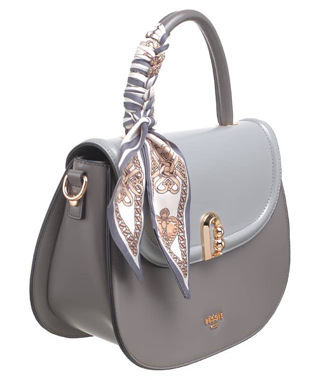 Bessie London - Vendita all'ingrosso Borsa con manico - Donna - BORSA A TRACOLLA CON PATTA E MANICO SUPERIORE URBAN SCARF5