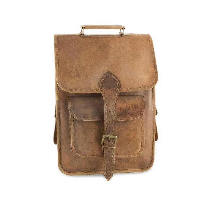 Bagoa – Engroshandel Rygsæk - Unisex – Arya læderrygsæk til 15,5" laptop1