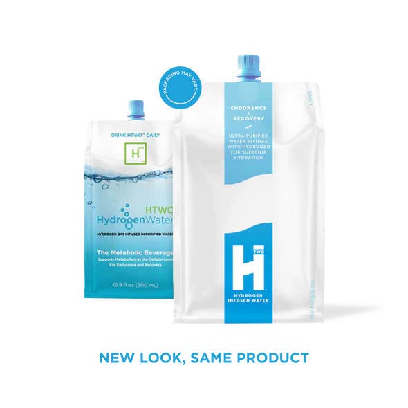 HTWO - Wholesale Sparkling Water - HTWO Ultra-Pure Hydrogen Infused Water, 24 Pouches