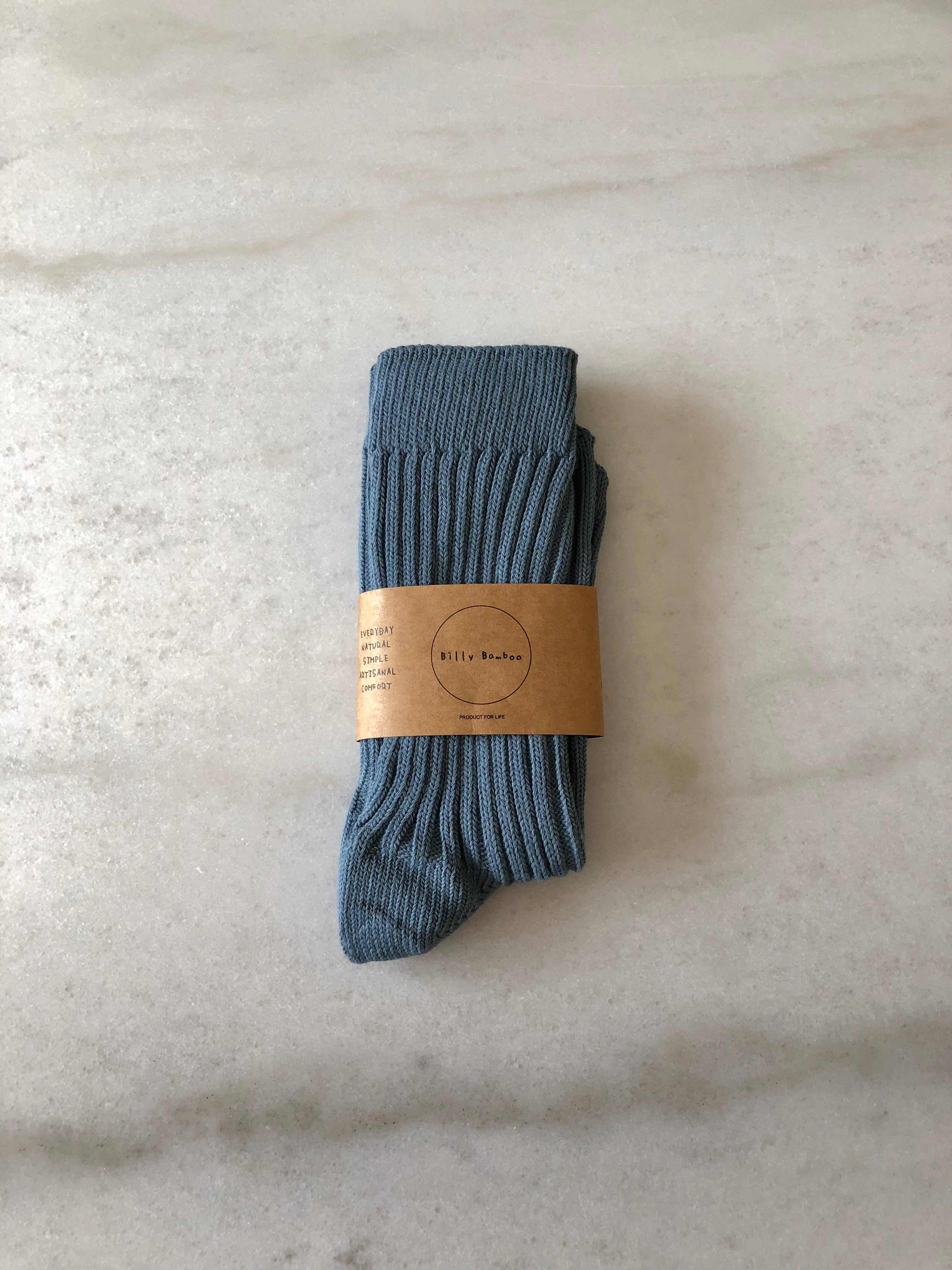 Billy Bamboo - Wholesale Socks - Unisex - RIBBED COTTON HIGH SOCKS - pastel10