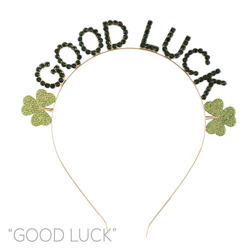 Western Fashion - Wholesale Fashion Headband - Women's - clover good luck headband0