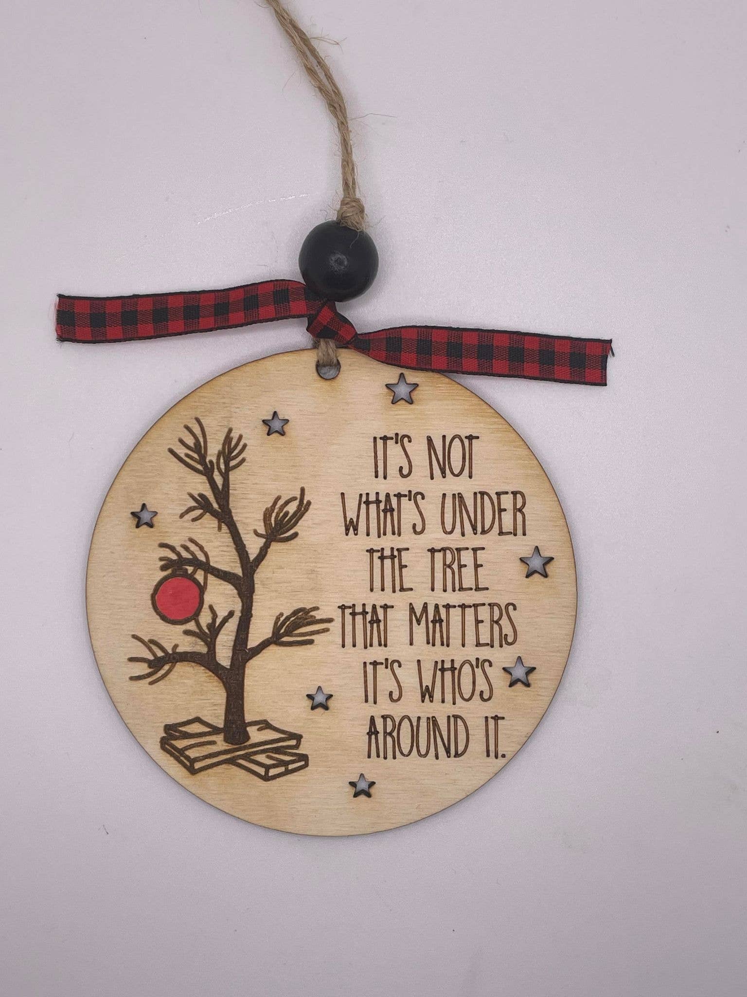 The Cracked Pig - Wholesale Ornament - What Matters Most Ornament | Charlie Brown Tree