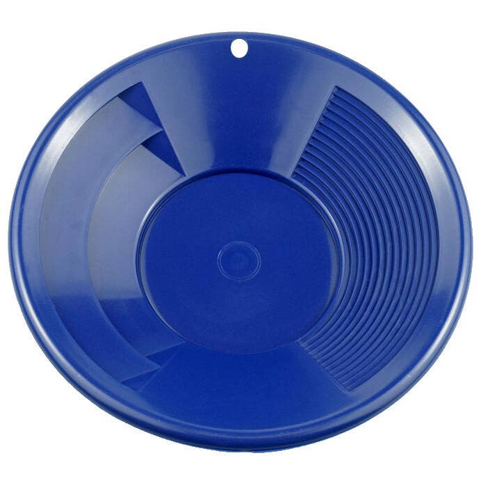 Adventure Market – wholesale Sporting accessories – 10" Blue Dual Riffle Gold Pan