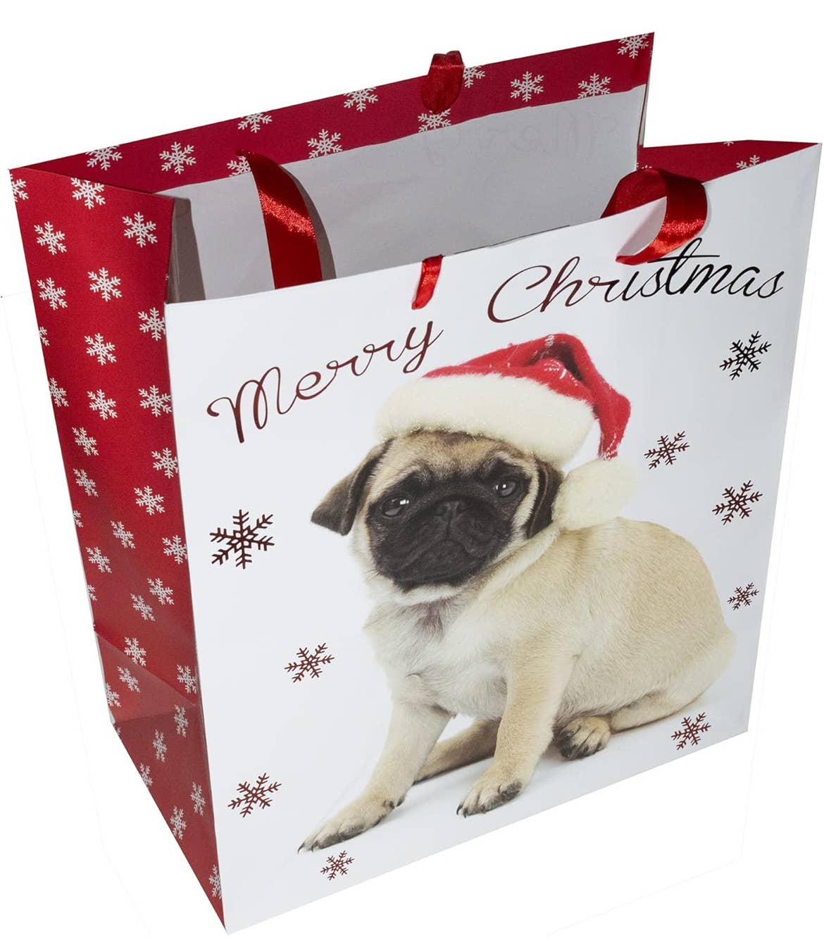 Iridium Direct – wholesale Presentpåse – Pug Presentpåse - Pugs & Kyssar - 33cm x 26cm x 14cm (HxBxD) 1