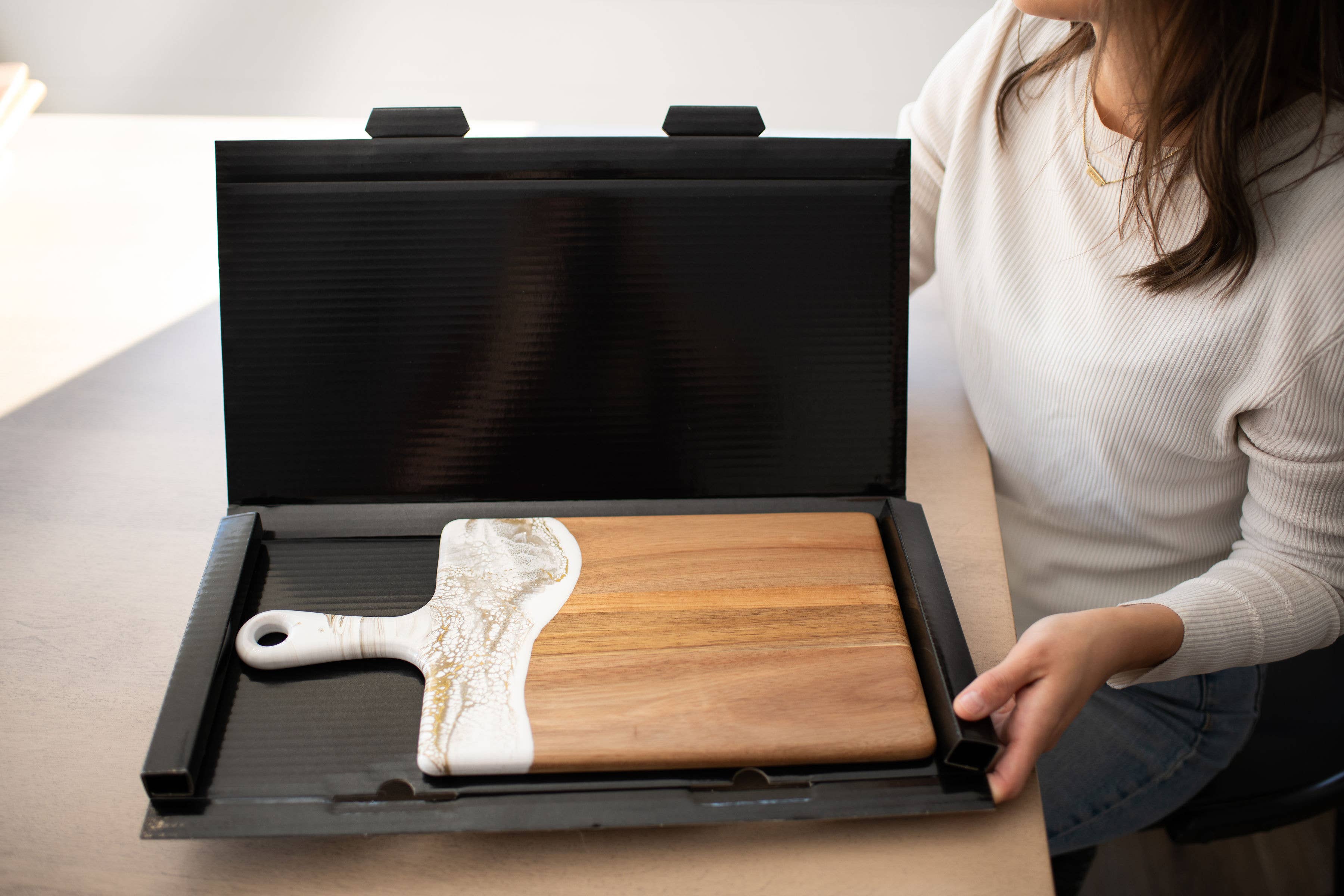 Lynn & Liana Designs - Wholesale Cheese Board - Charcuterie Board - Medium 8" x 16" NO TARIFFS!40