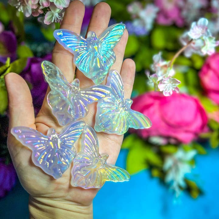Mandala Gems - Wholesale Spiritual Stone/Crystal - Aura Quartz Crystal Fairy, Metaphysical, fairycore, Garden1