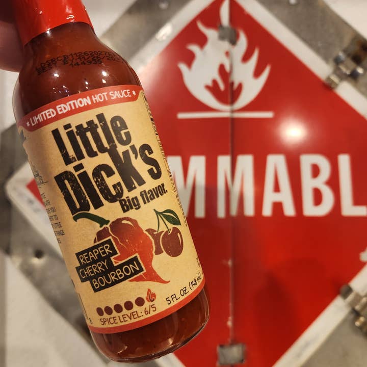 Little Dick's Sauces - Wholesale Hot sauce - Little Dick's Reaper Cherry Bourbon Hot Sauce - Limited Ed.3