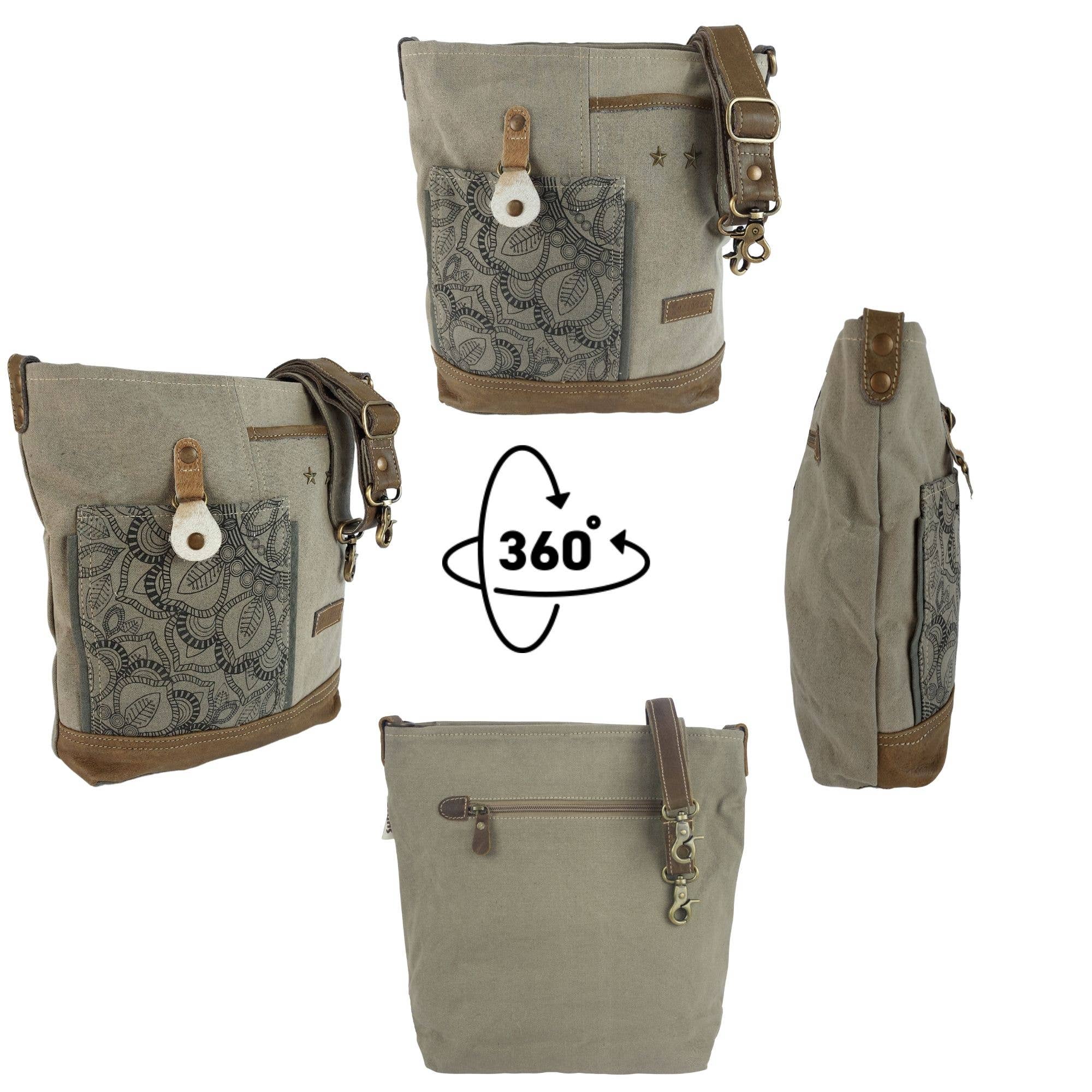 Sunsa – wholesale Crossbody bag – Women's – Sunsa women's shoulder bag. Mandala canvas handbag4