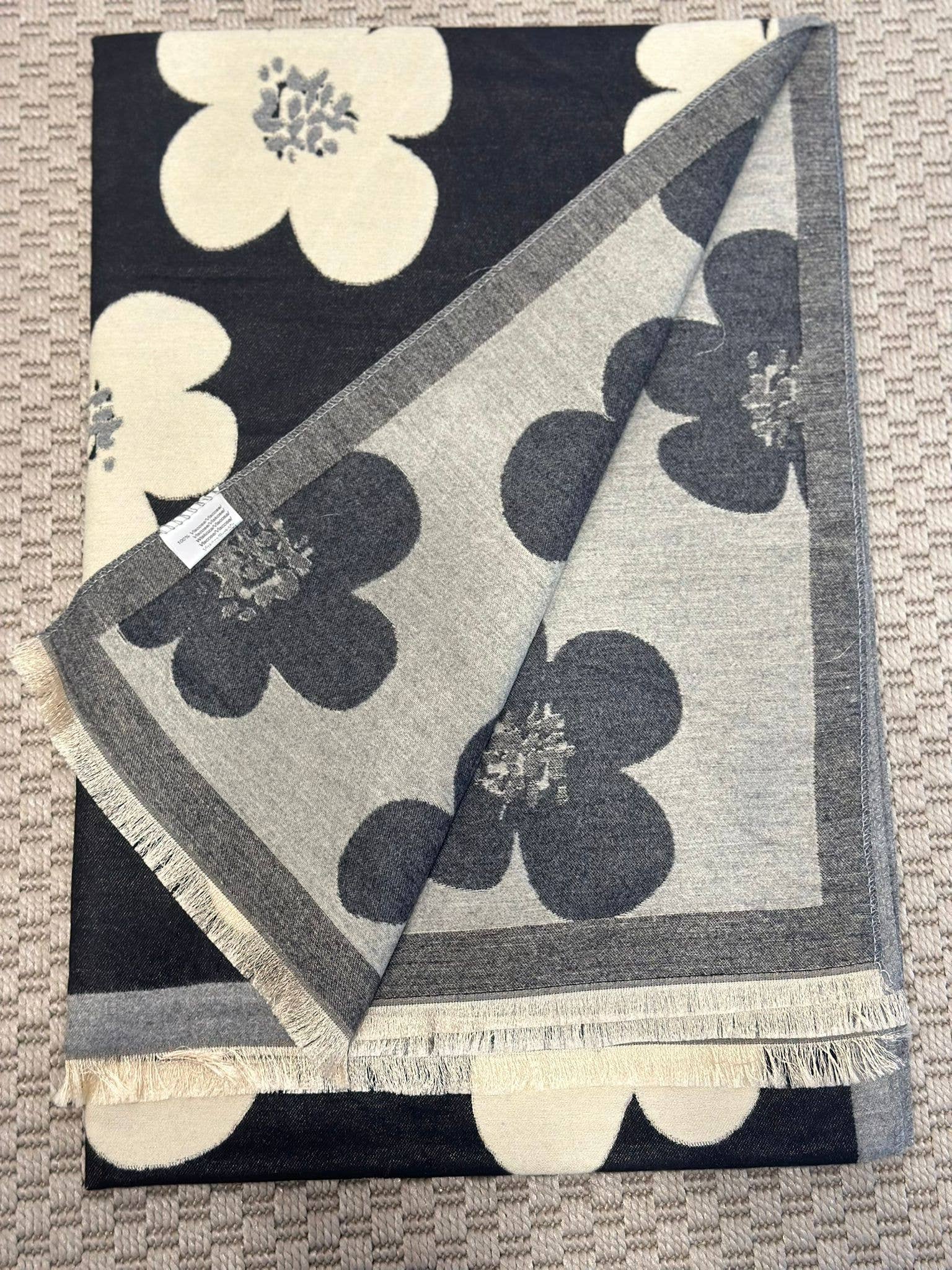 ADORA - Wholesale Scarf - Women's - double-faced floral scarf4