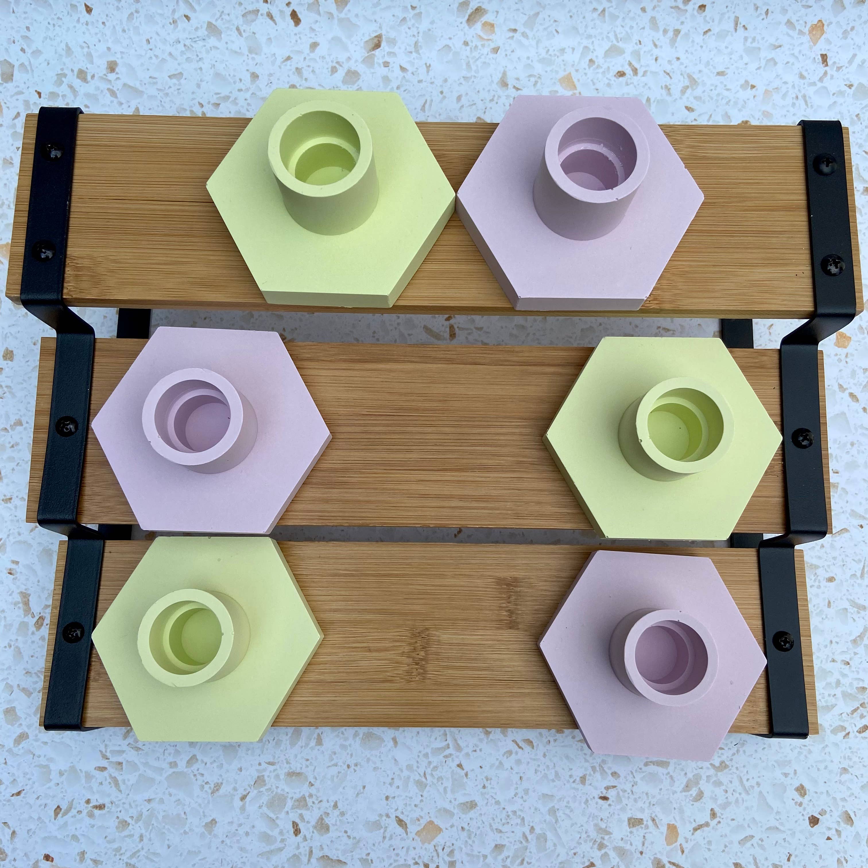 AlphaGrayArt - Wholesale Candle Holder - Pastel Candle Stick Holder3