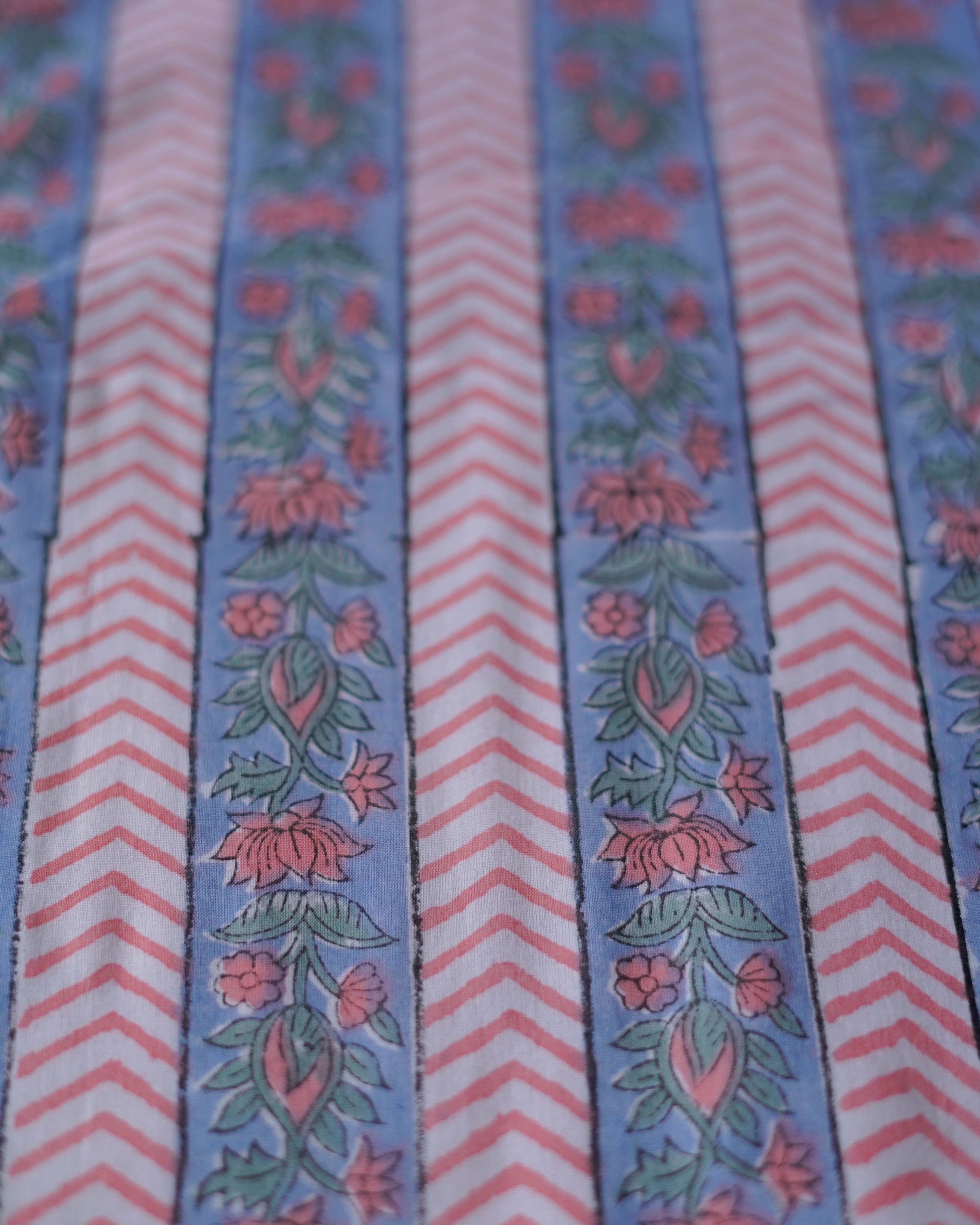 Annahmol - Wholesale Quilt - Kids & Baby - Wood Block Print Reversible Cotton Baby Blanket17