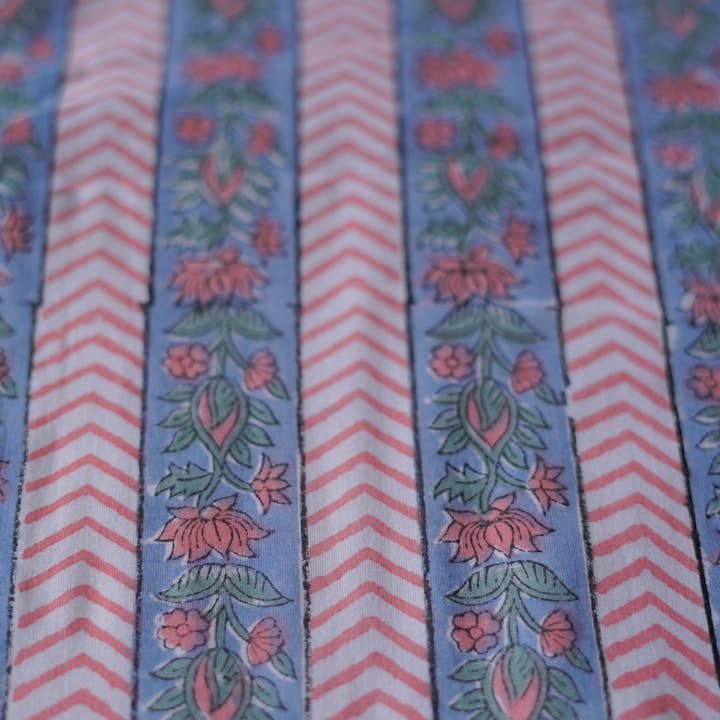 Annahmol - Wholesale Quilt - Kids & Baby - Wood Block Print Reversible Cotton Baby Blanket17