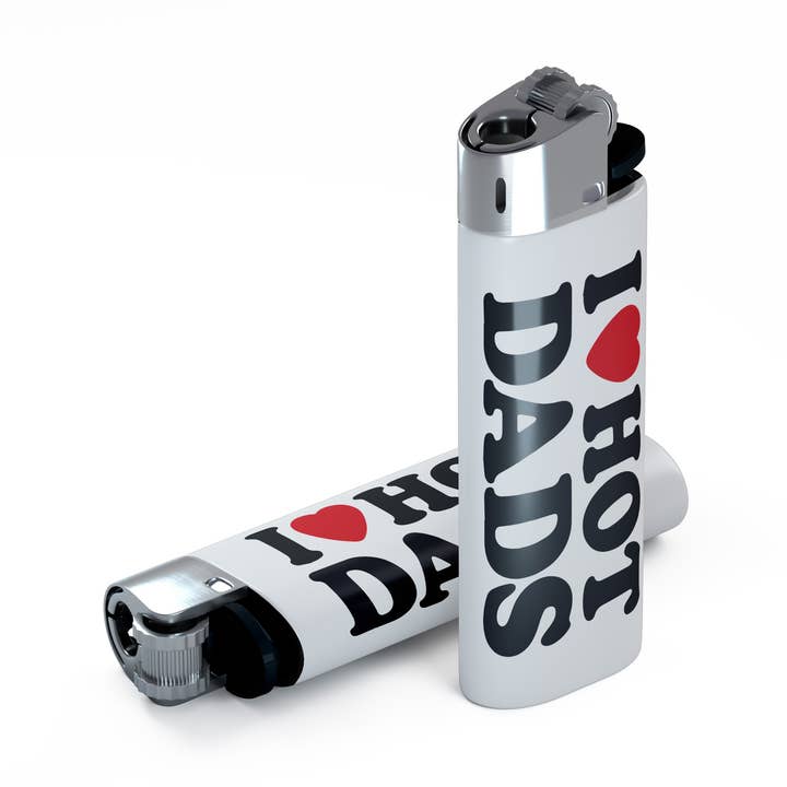 I Love Hot Dads Lighter for wholesale by jeganmones
