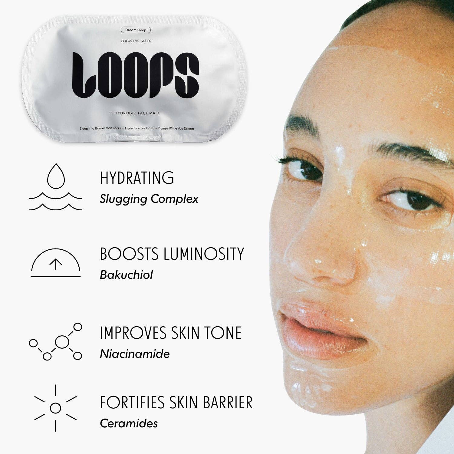 LOOPS - Vente Masque pour le visage - Sommeil de rêve5