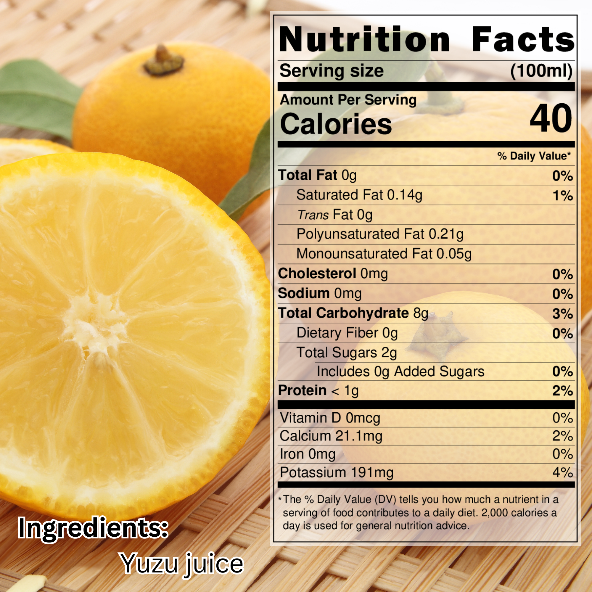 Aki Foods Japan - Wholesale Fruit Juice - Kito Yuzu 100% Yuzu Juice Concentrate 100ml1