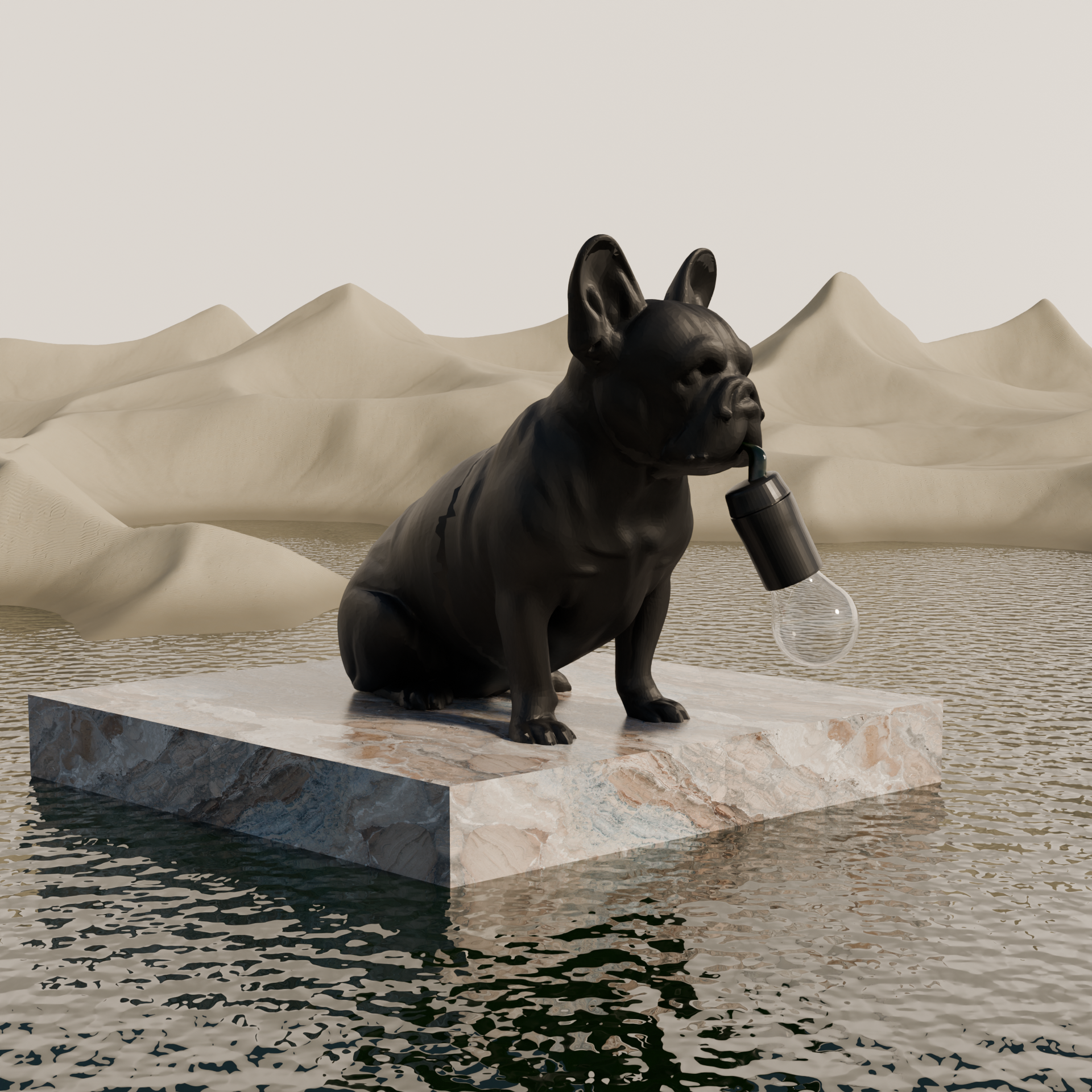 Fiastra Design - Wholesale Accent/Desk Lamp - Franse Bulldog tafellamp4