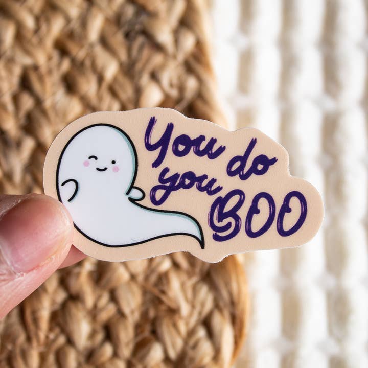 DeSilva Design Studio - Wholesale Sticker - You do you Boo Sticker!2