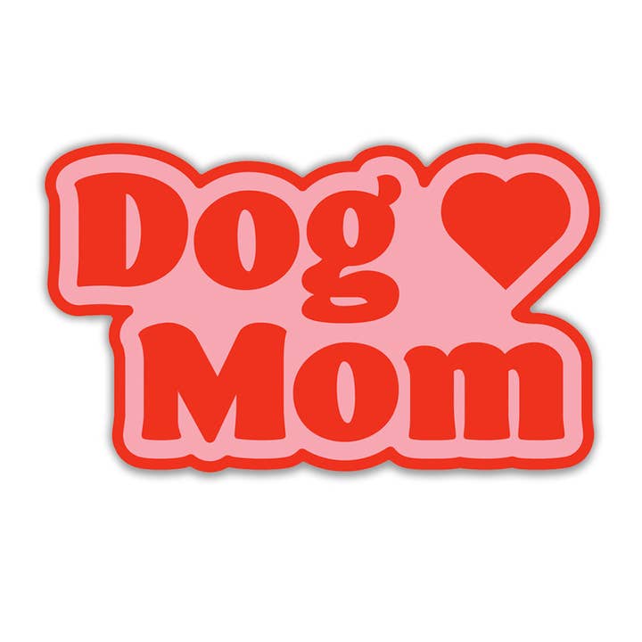Dog Mom Sticker for wholesale by Grounds & Hounds Coffee Co.