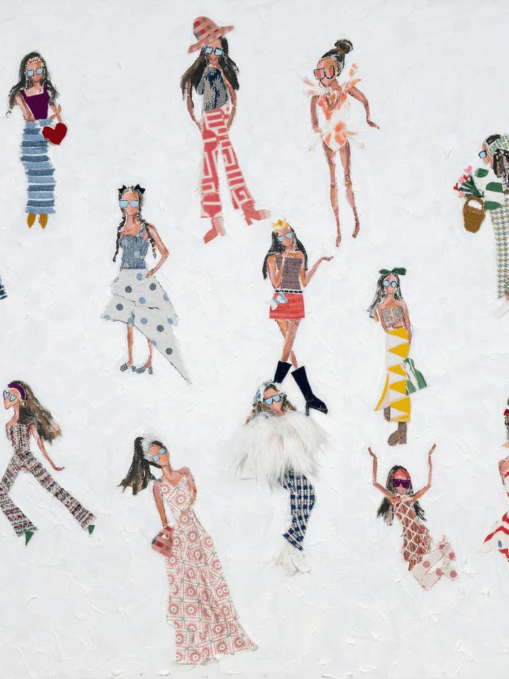 Tiny Fashion Plates for wholesale by KPalm Fine Art