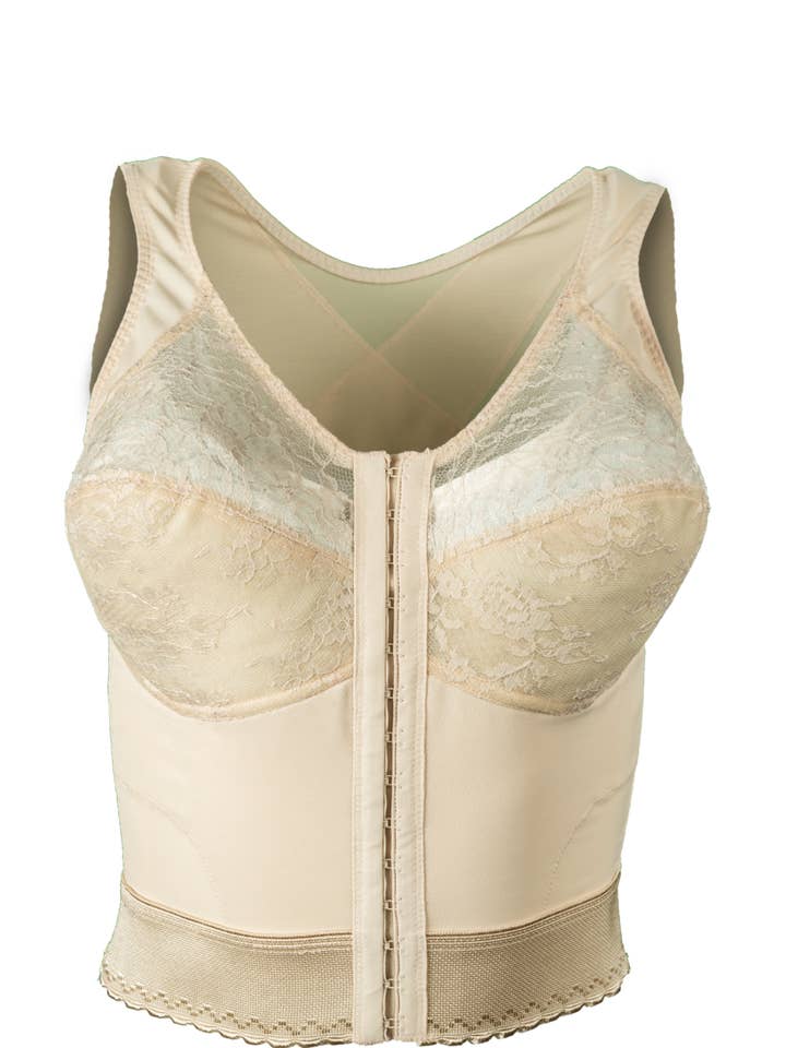 CORTLAND STYLE 9603 - Front Closure Back Support BLUSH for wholesale on Faire