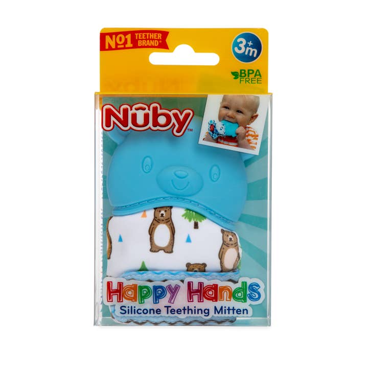 Nuby - Wholesale Teether (Not Clip-On) - Baby - Nuby Happy Hands 3D Teething Mittens4