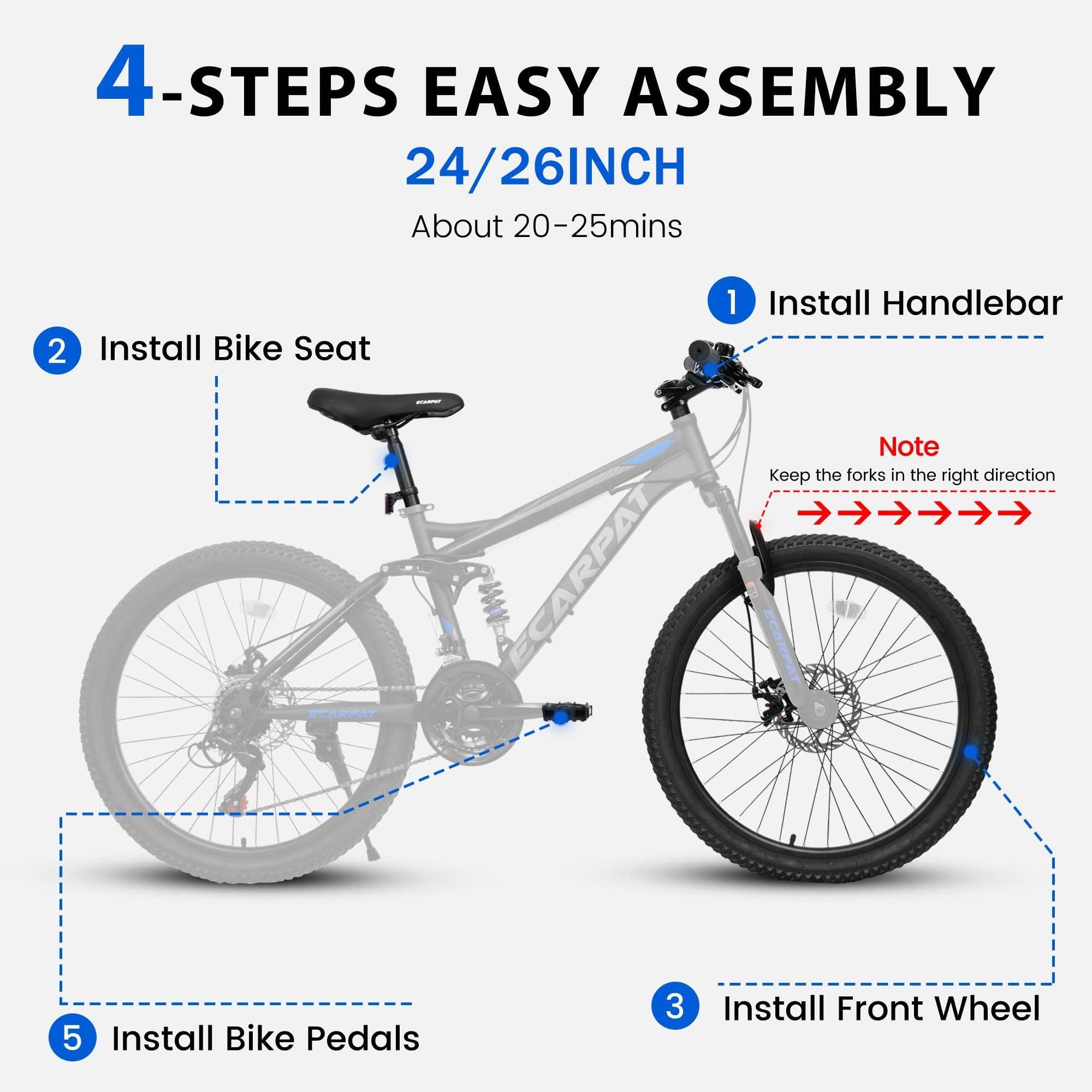 39F Inc. - Wholesale Biking Accessories - 26in 21-Speed Full Suspension Mountain Bike with Disc Brakes7