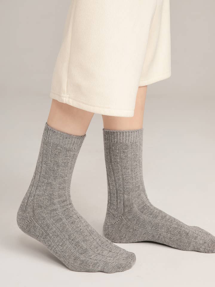 The Unisex Cashmere Cuff Socks for wholesale by State Cashmere