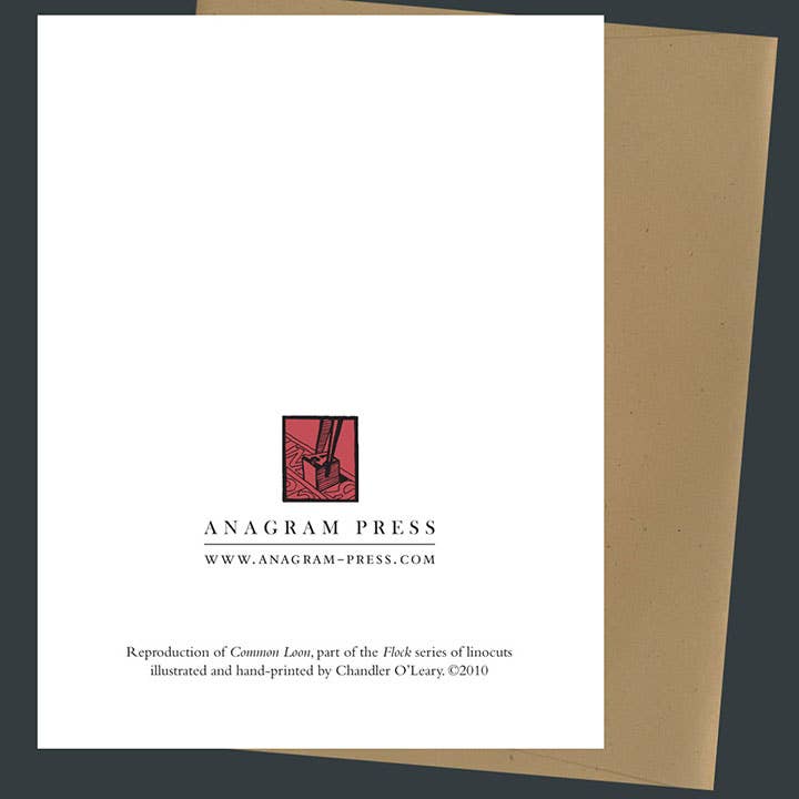 Anagram Press - Vendita all'ingrosso Biglietti di auguri generici - Carta Loon comune2