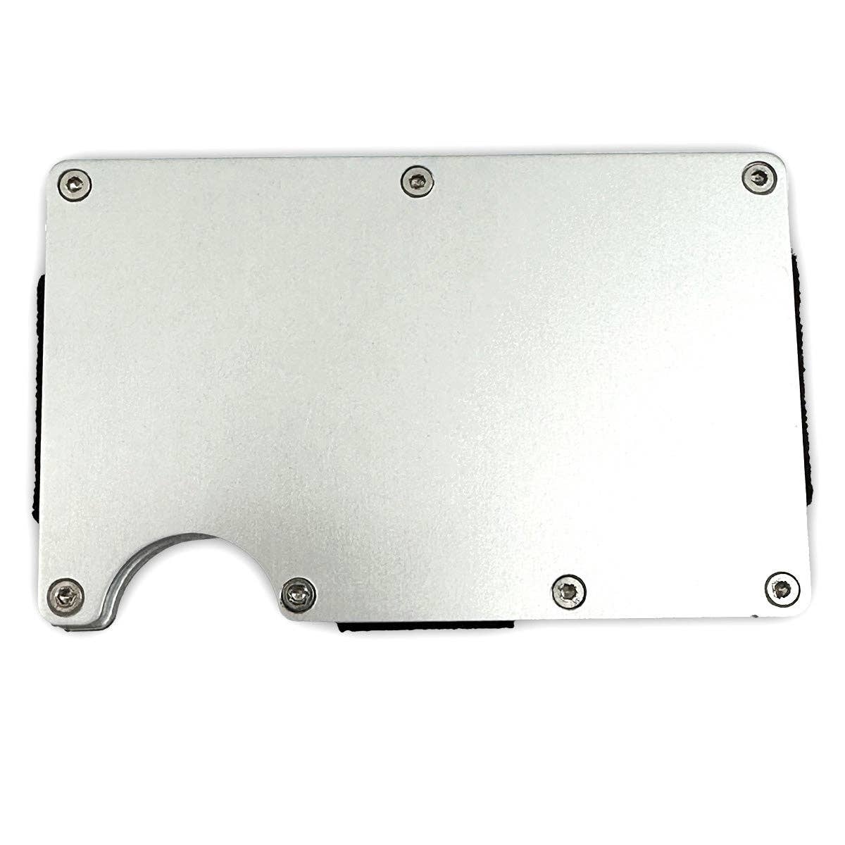 Novelty Brands - Wholesale Retailer Display - Accessories - Metal RFID Blocking Wallet With Money Clip - 6/Display7