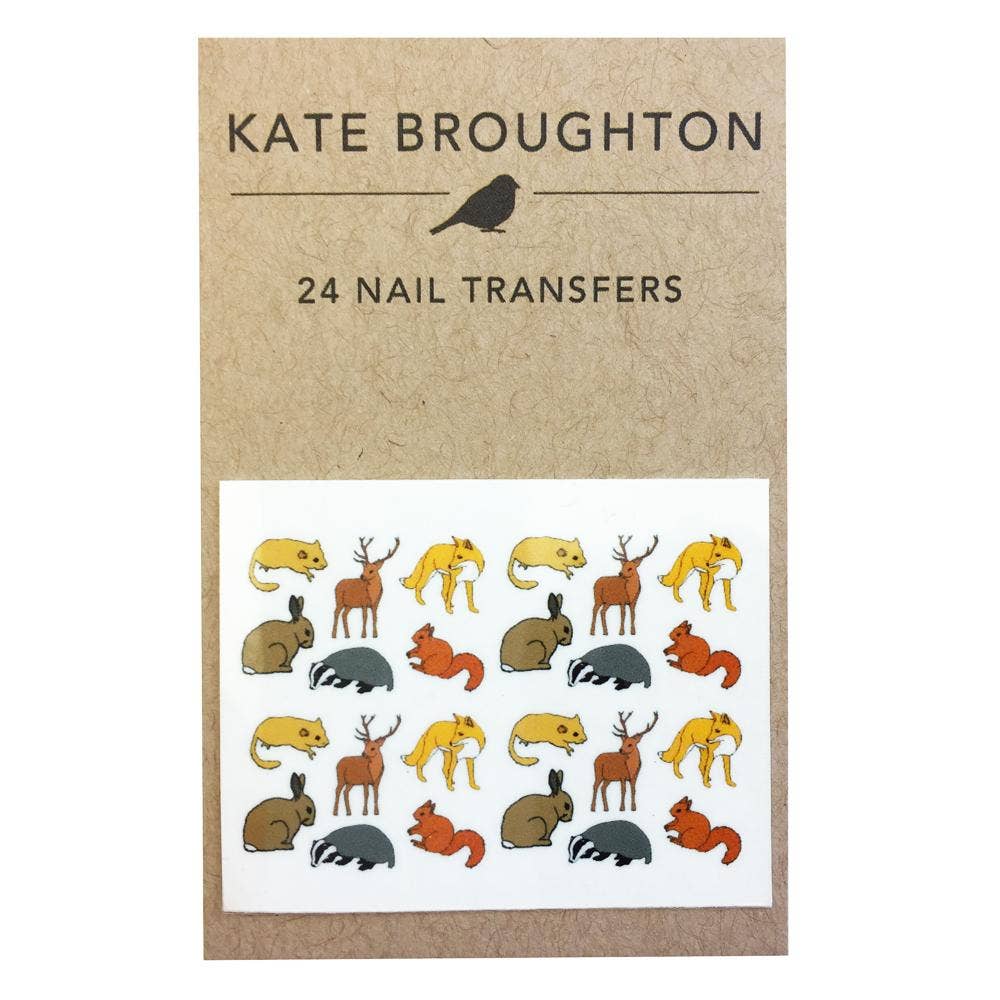 Kate Broughton - Wholesale Nail Art/Decal - Woodland Animal Nail Art Transfers2