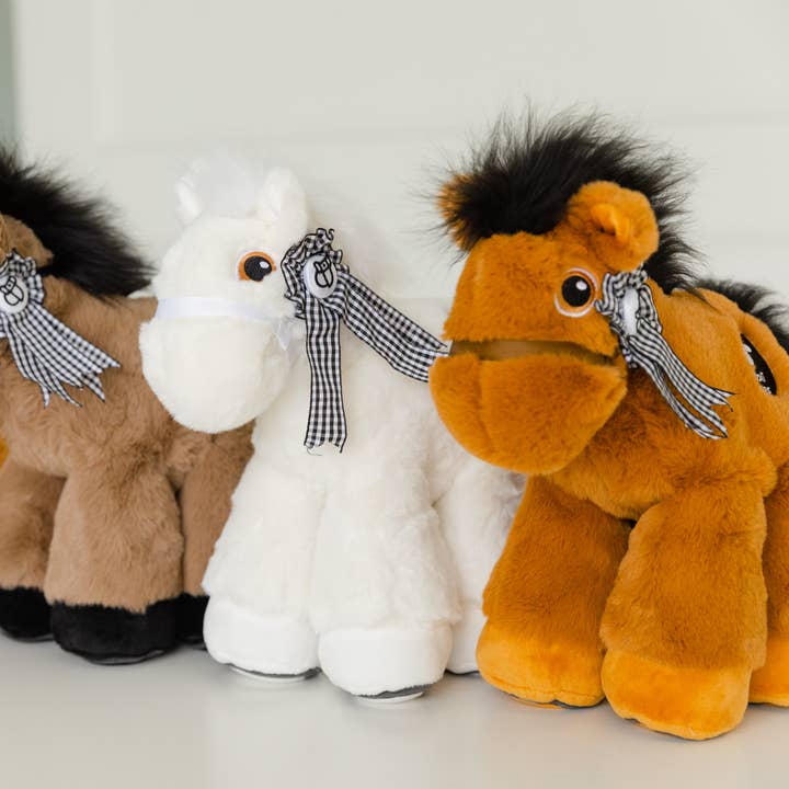 Piccoli Horses – Peluche - Crianças e bebés por atacado – PÔNEI INGLÊS — CASTANHO/PRETO3