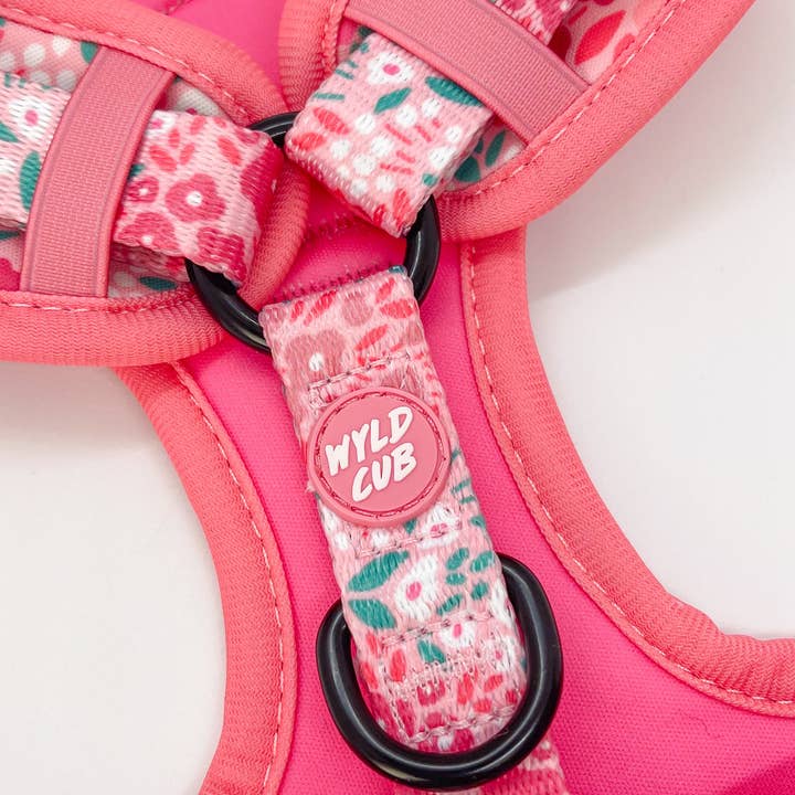 WYLD CUB - Wholesale Pet Harness - Dog - Adjustable Dog Harness: Notting Hill Rosé13
