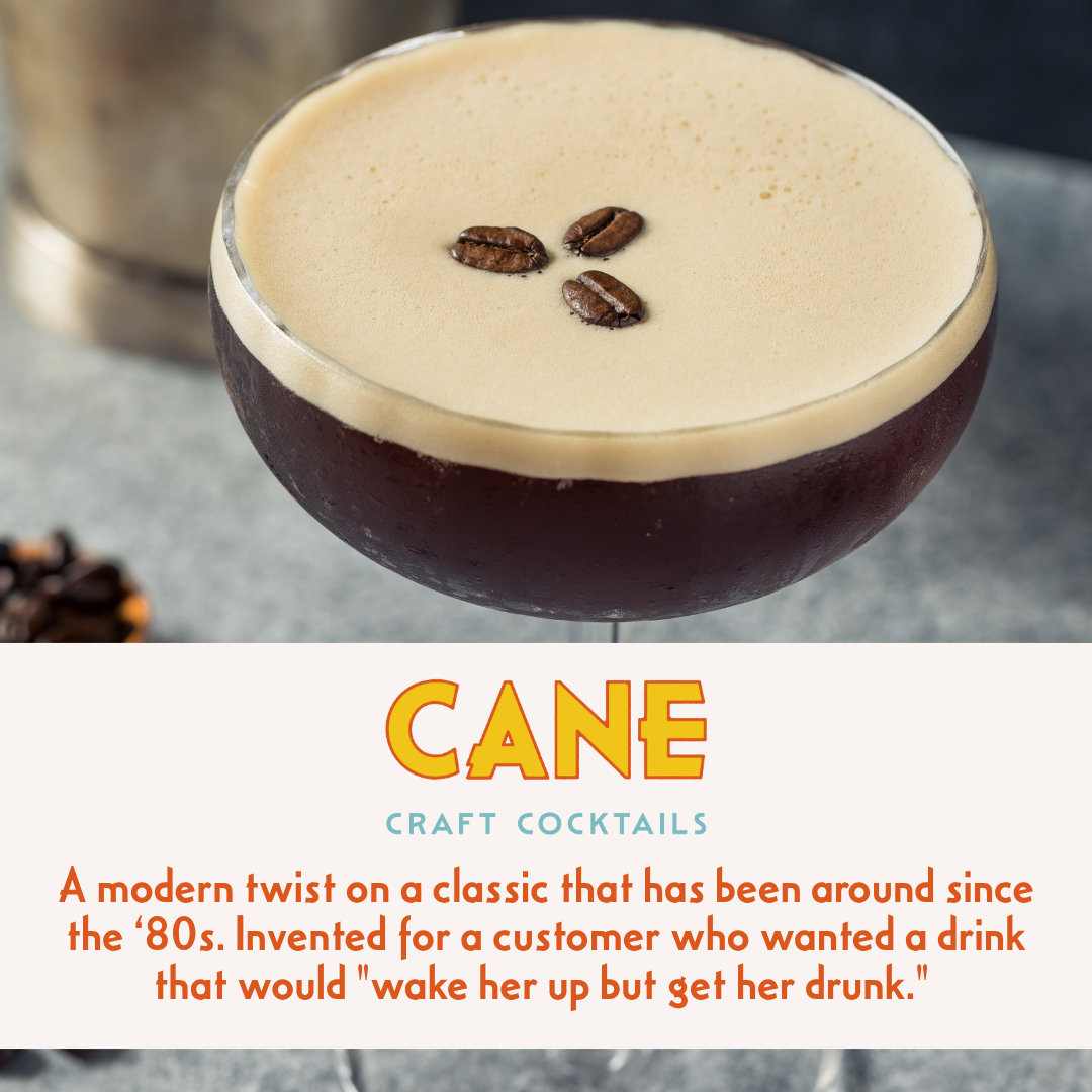 Cane Craft Cocktails - Vente Mélange/sirop pour cocktails - Espresso Martini1