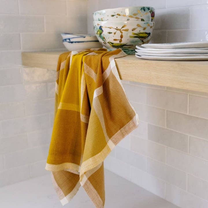 Jane handgewebtes äthiopisches Baumwoll-Küchentuch für den Großhandel von Sabahar Europe