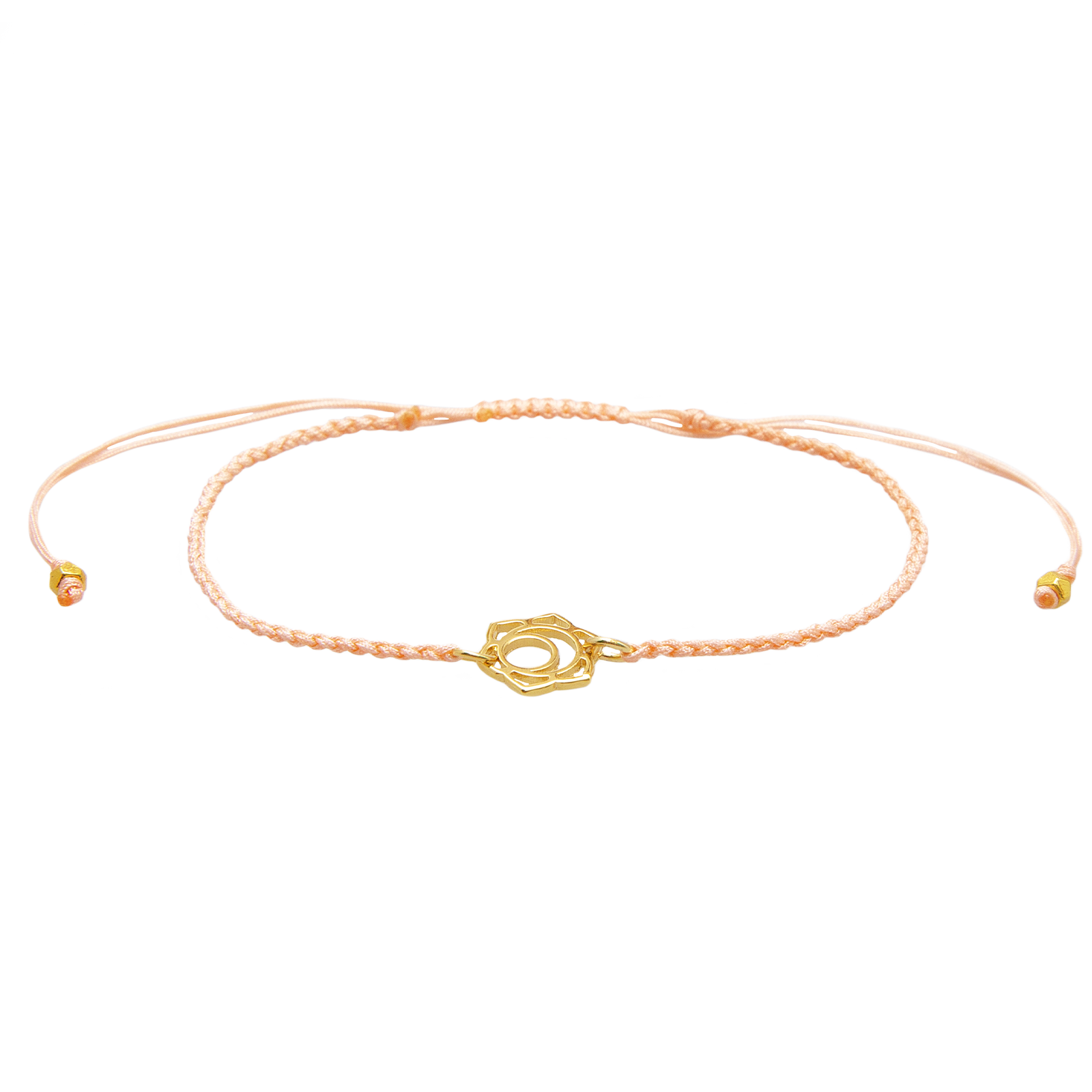 Lotus and Luna – Pulseira entrelaçada/entrançada por atacado – Pulseira Trançada Dourada do Chakra Sacral15