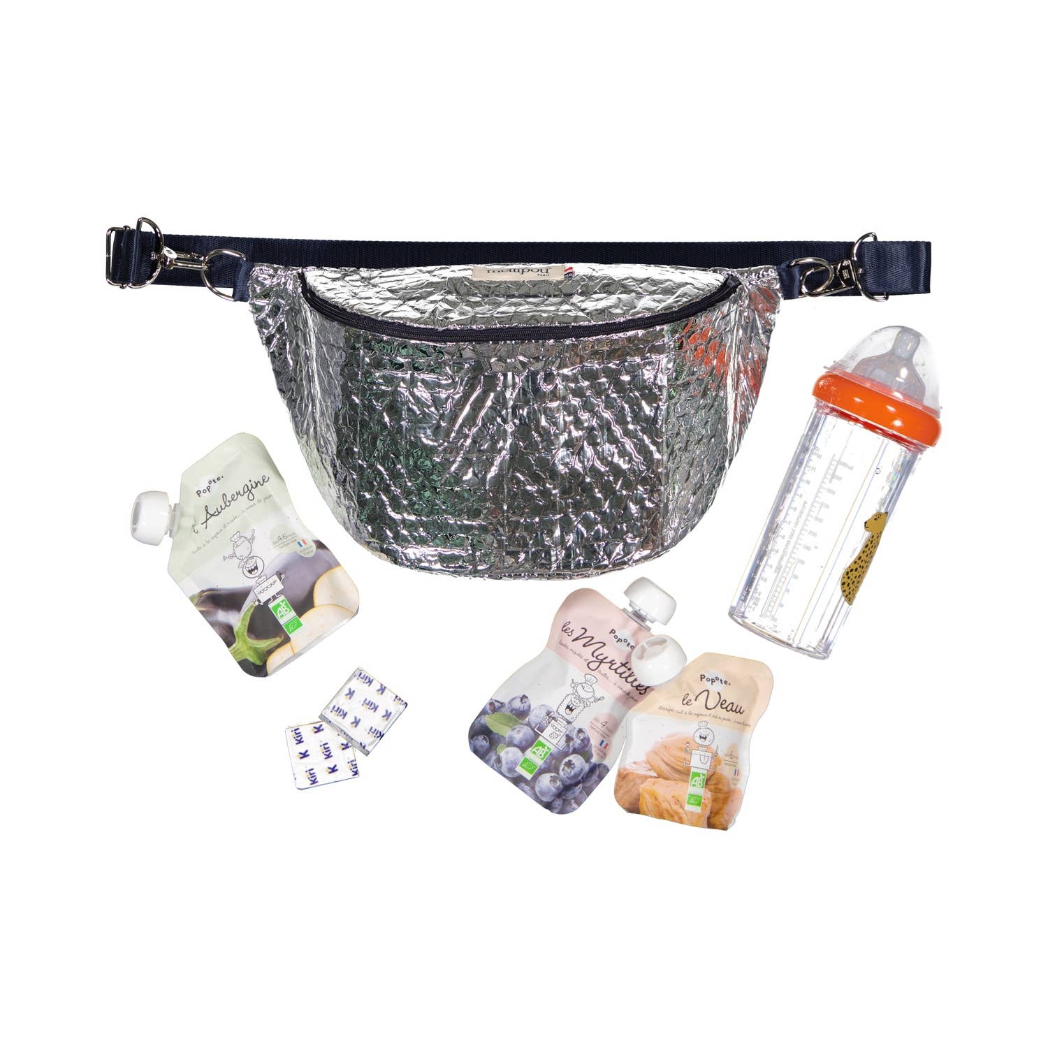 MELLIPOU - Vente Sac ceinture – femme - Sac banane isotherme M - Cadeau pour parents2