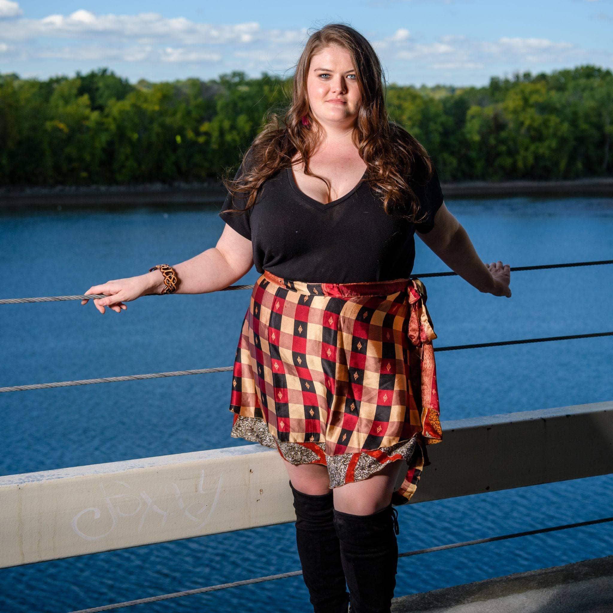 Darn Good Yarn - Wholesale Skirt - Women's - Sari Wrap Skirt18