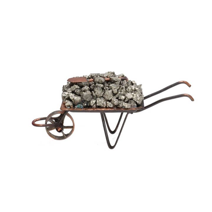 Vives de la Cortada S.L - Wholesale Spiritual Stone/Crystal - Pyrite wheelbarrow1