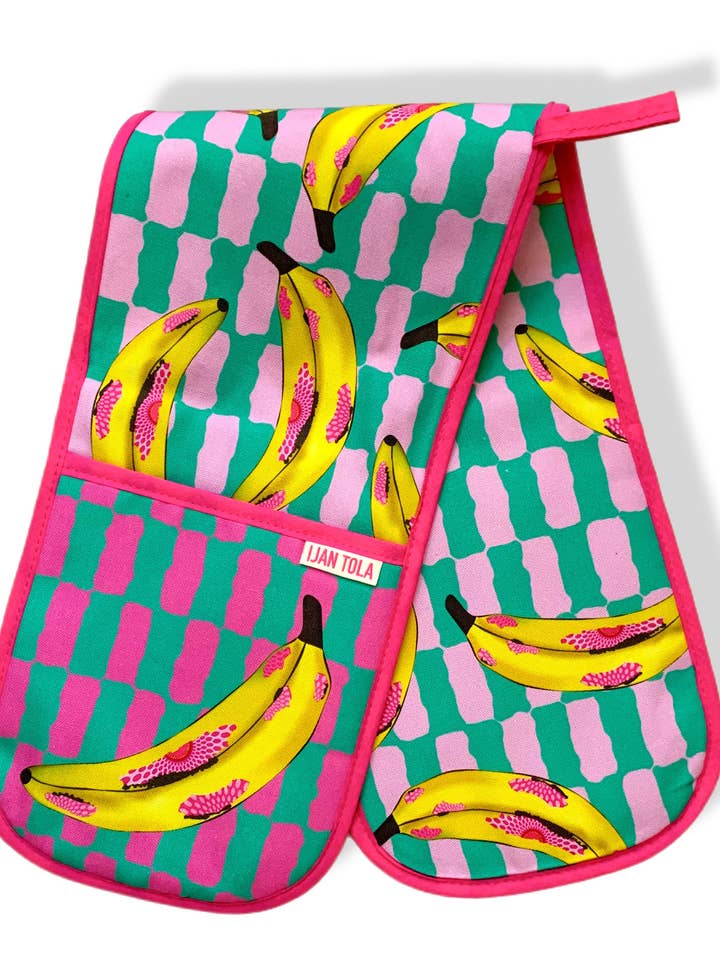 Plantain Fruit Cotton Double Oven Glove for wholesale by Ijan Tola