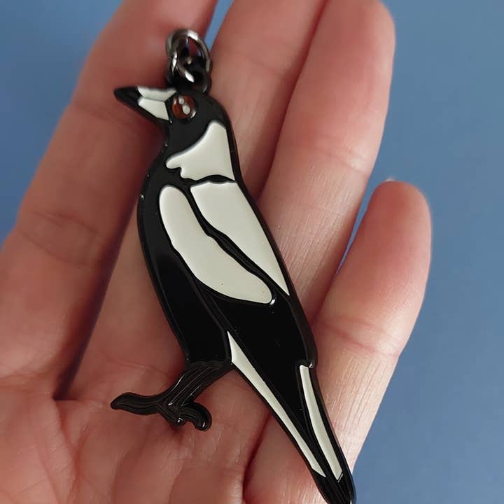 Patch Press - Wholesale Keychain – Women's - Magpie Enamel Keychain/Bag charm 2