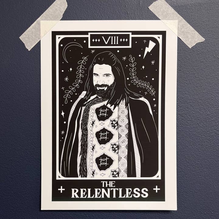 THE RELENTLESS WWDITS TAROT PRINT for wholesale by Cor