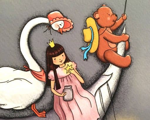 Little Sharks - Wholesale Art Print - Catching Stars Print1