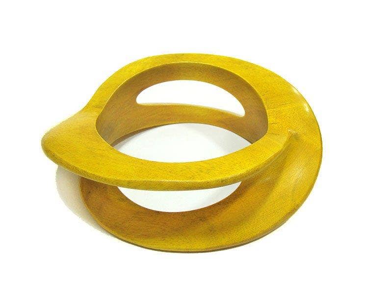 Treasure Jewelry - Wholesale Bangle Bracelet - Carved Wooden Bangle African Jewelry9