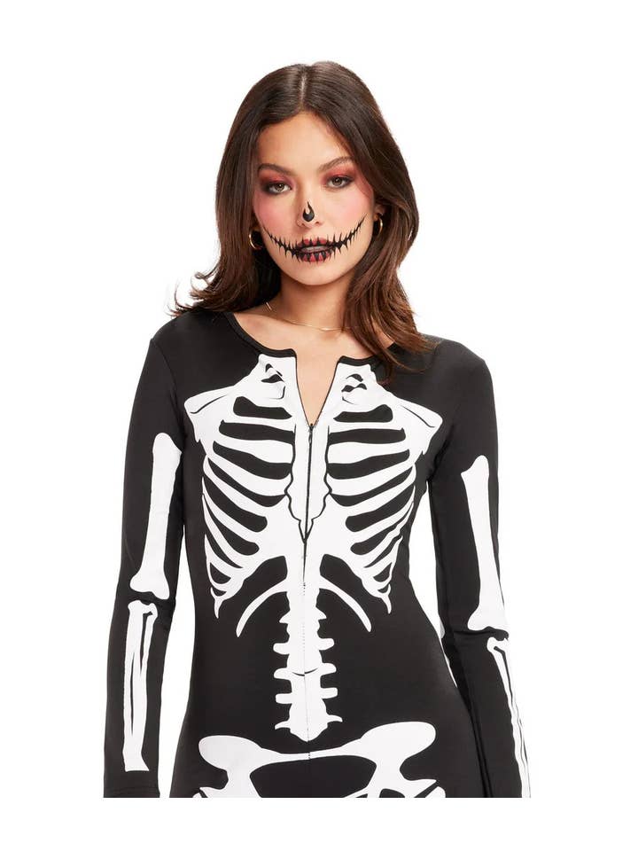 Tipsy Elves - Wholesale Costume - Women's - Skeleton Bodysuit - Women's Onesie Halloween Costume