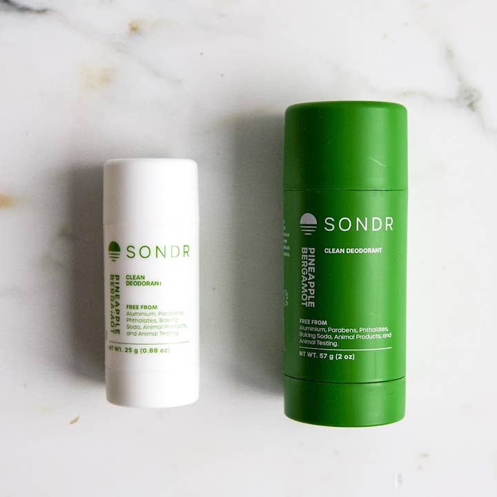 SONDR - Wholesale Deodorant - Unisex - Travel Mini Pineapple Bergamot