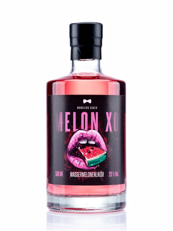 Melon XO vattenmelonlikör för wholesale av Monsieur Sauer Spirituosen
